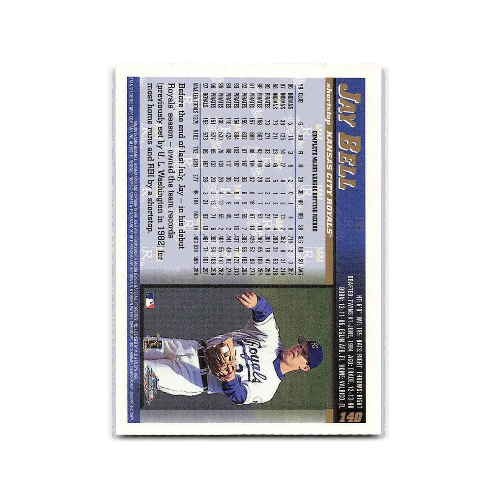 Jay Bell 1998 Topps Chrome #140 Kansas City Royals Baseball Card NM