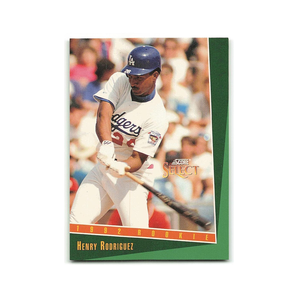 Henry Rodriguez Rookie 1993 Select #404 Los Angeles Dodgers Baseball Card NM