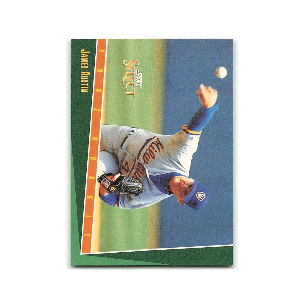 James Austin Rookie 1993 Select #322 Milwaukee Brewers Baseball Card NM