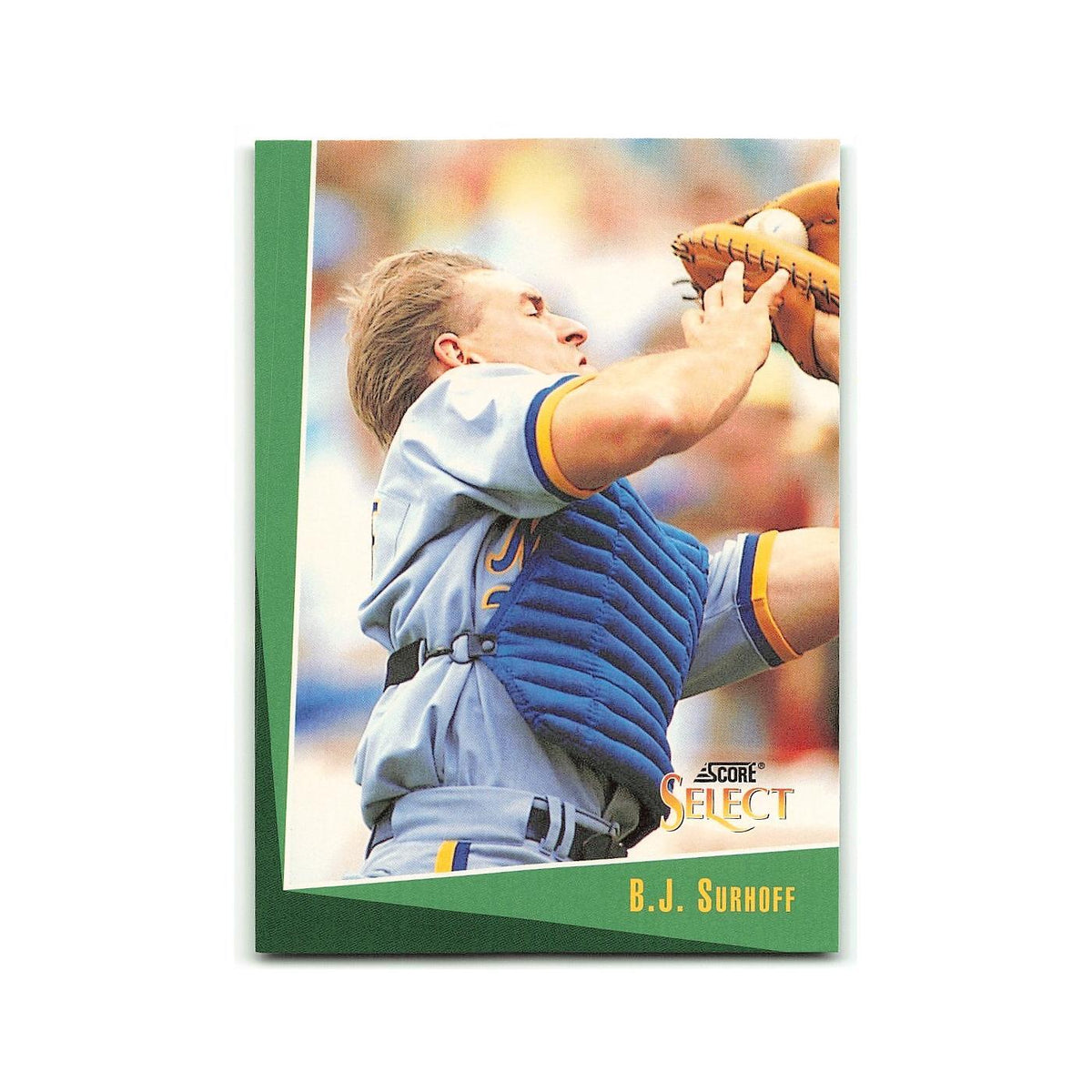B.J. Surhoff 1993 Score Select #62 Milwaukee Brewers Baseball Card NM