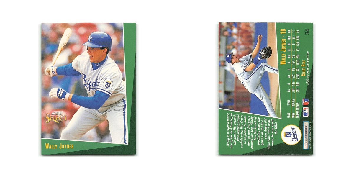 Wally Joyner 1993 Score Select #34 Kansas City Royals Baseball Card NM