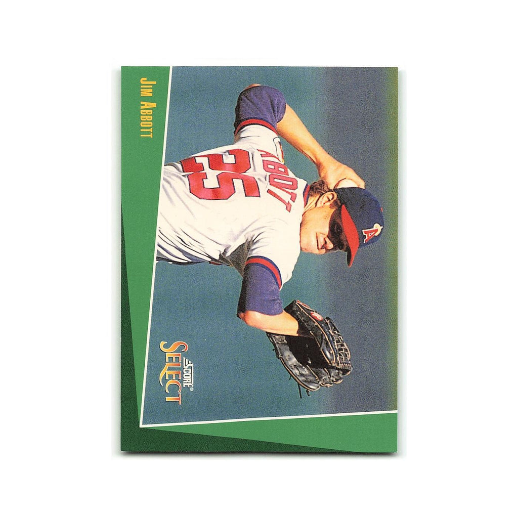 Jim Abbott 1993 Score Select #98 California Angels Baseball Card NM