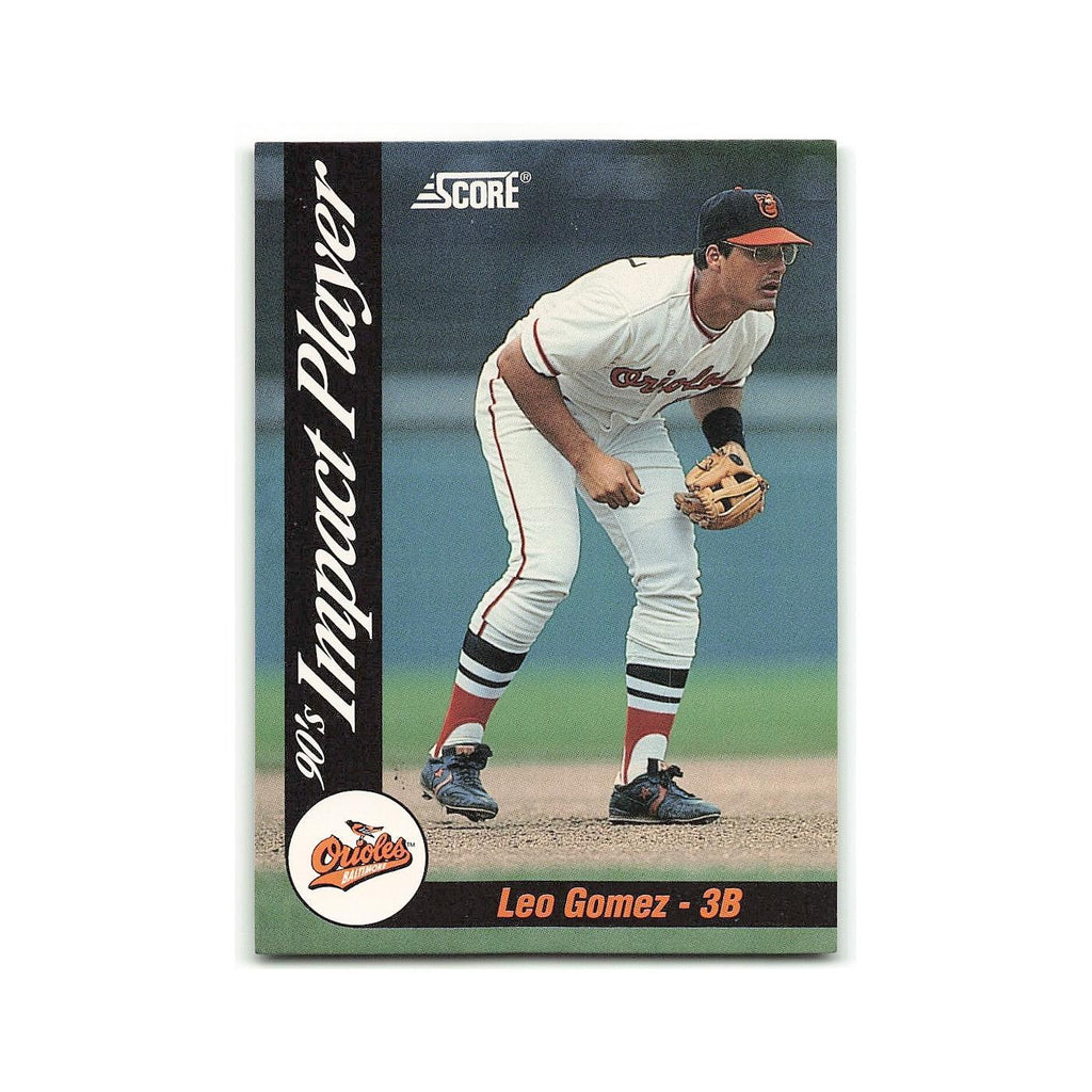 Leo Gomez 1992 Score Impact Players #16 Baltimore Orioles Baseball Card NM