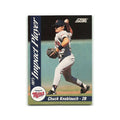 Chuck Knoblauch 1992 Score Impact Players #1 Minnesota Twins Baseball Card NM