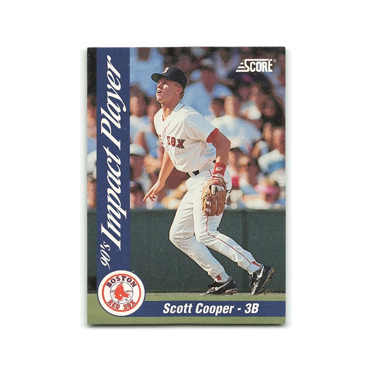 Scott Cooper 1992 Score Impact Players #26 Boston Red Sox Baseball Card NM