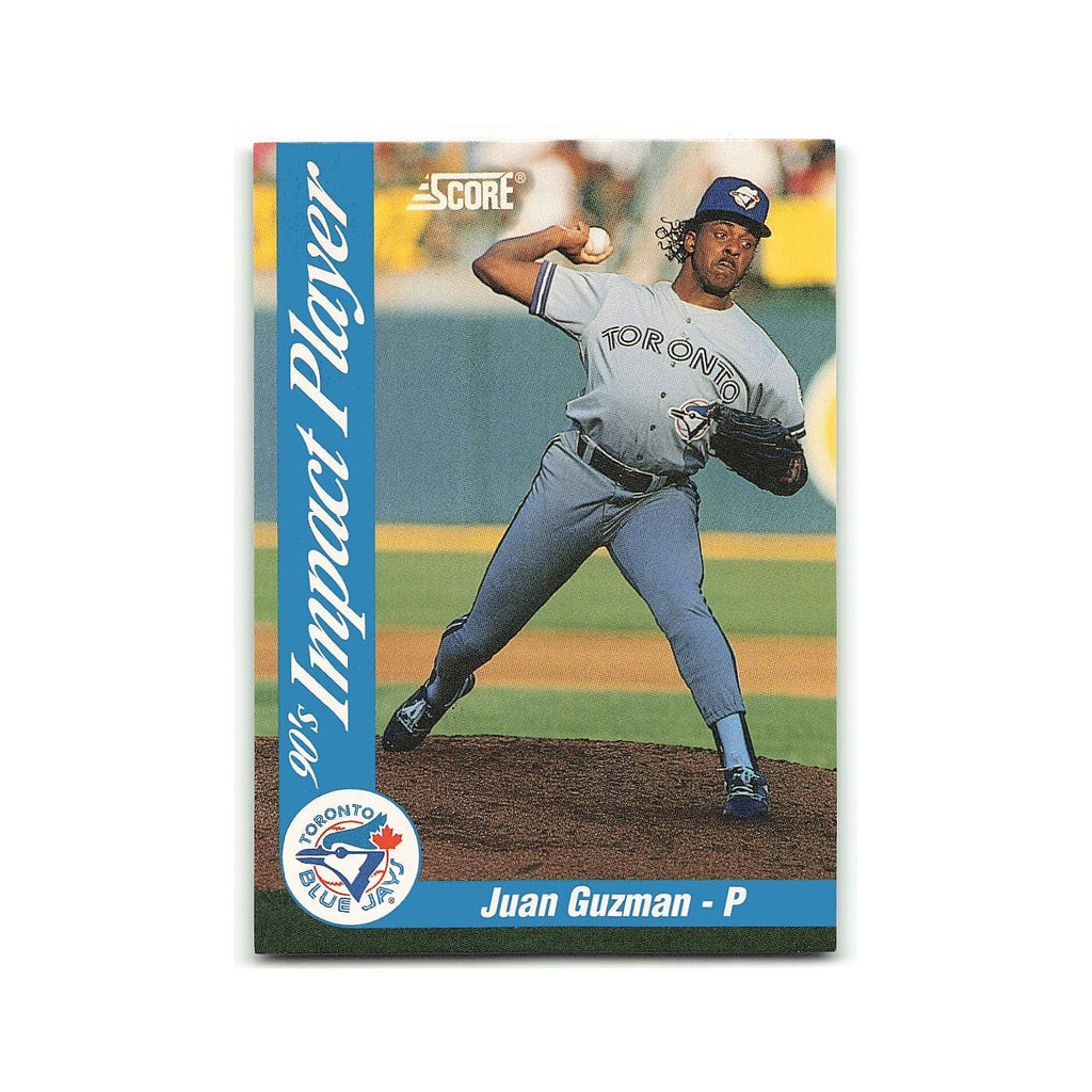 Juan Guzman 1992 Score Impact Players #3 Toronto Blue Jays Baseball Card NM