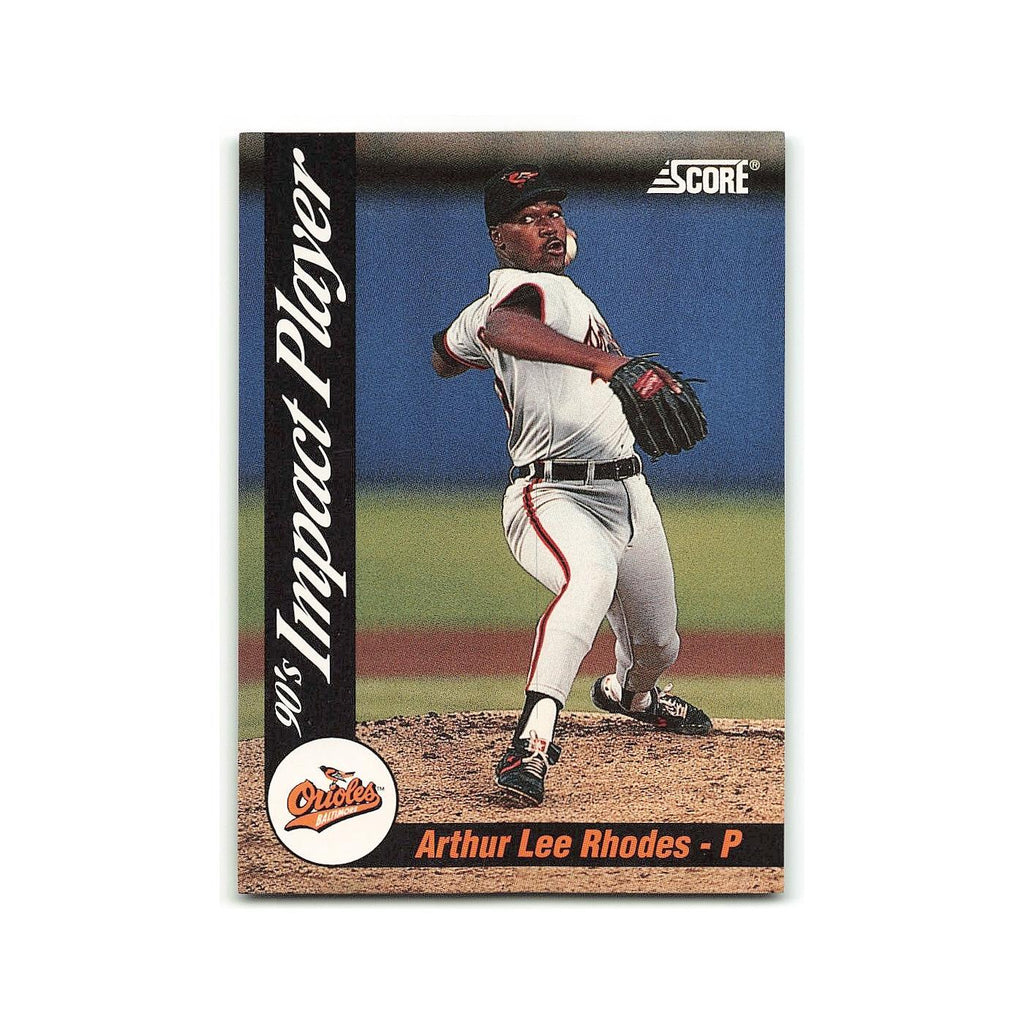 Arthur Rhodes 1992 Score Impact Players #35 Baltimore Orioles Baseball Card NM