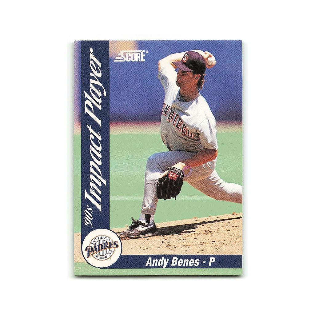 Andy Benes 1992 Score Impact Players #88 San Diego Padres Baseball Card NM