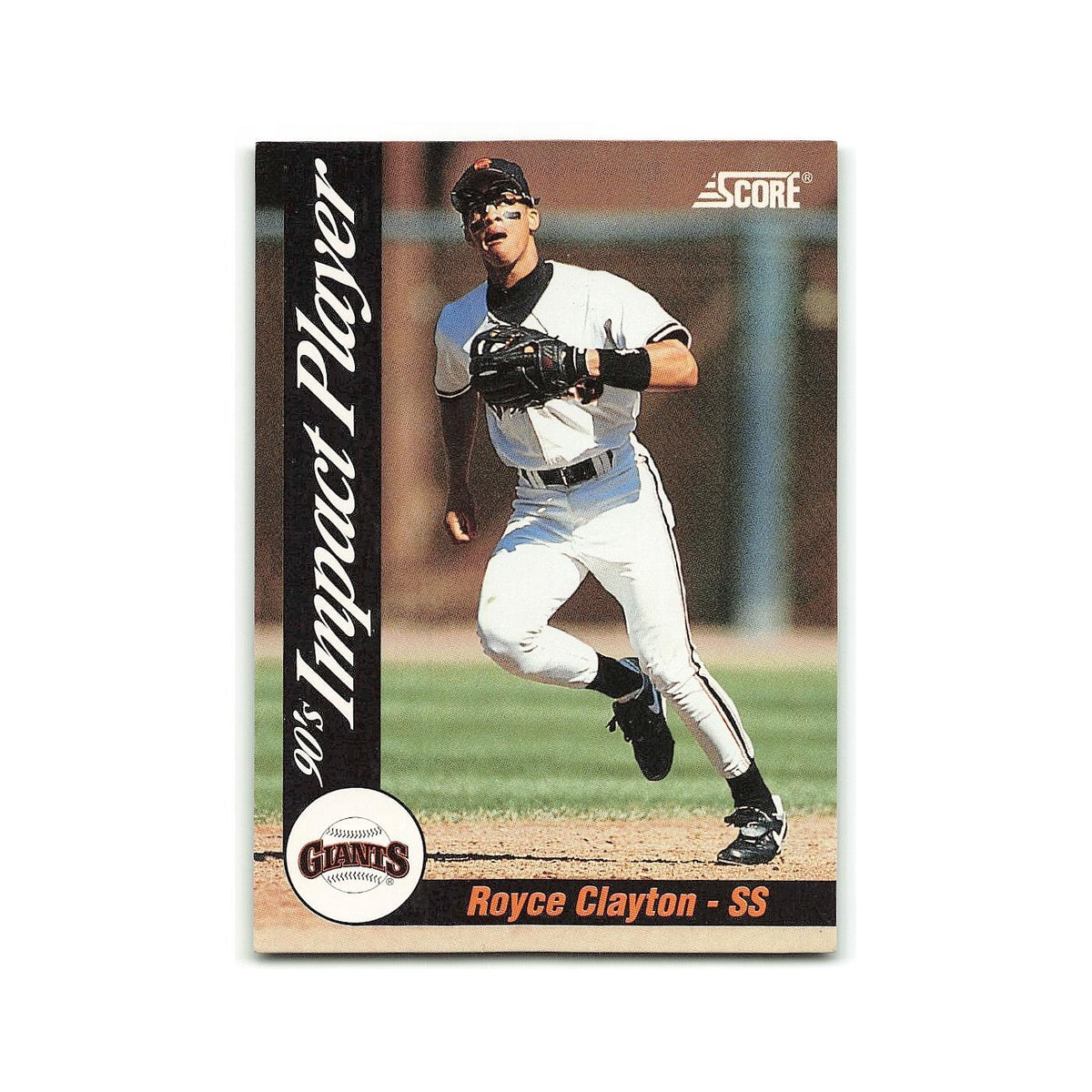 Royce Clayton 1992 Score Impact Players #24 San Francisco Giants NM