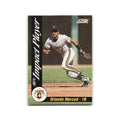 Orlando Merced 1992 Score Impact Players #7 Pittsburgh Pirates Baseball Card NM