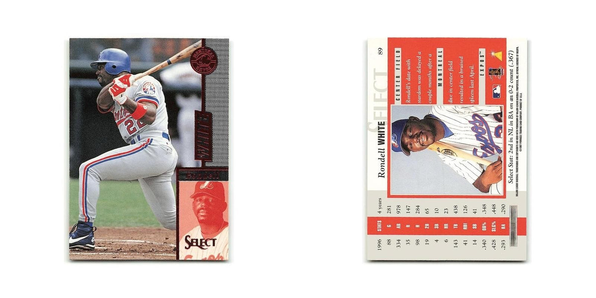 Rondell White 1997 Select #89 Montreal Expos Baseball Card NM