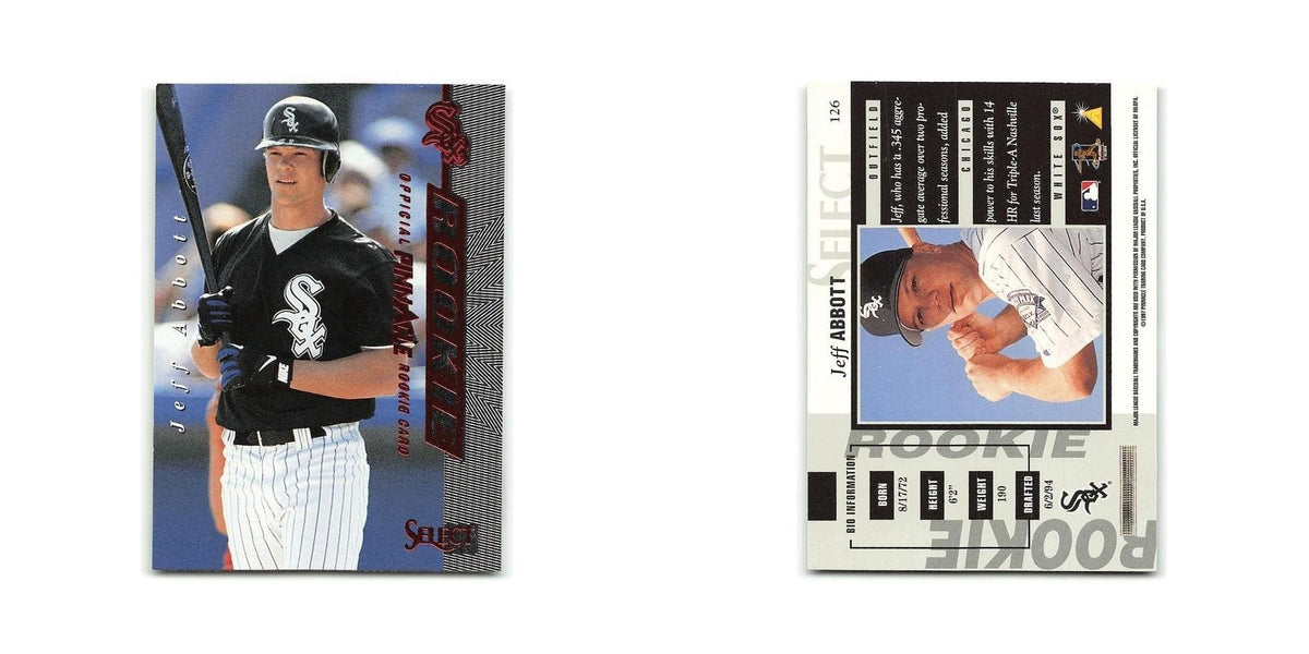 Jeff Abbott Rookie 1997 Select #126 Chicago White Sox Baseball Card NM