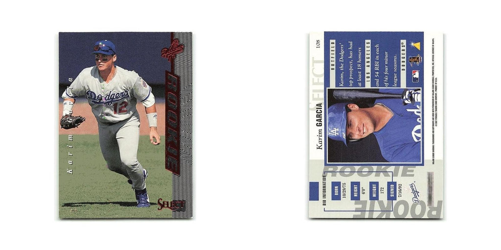 Karim Garcia Rookie 1997 Select #108 Los Angeles Dodgers Baseball Card NM