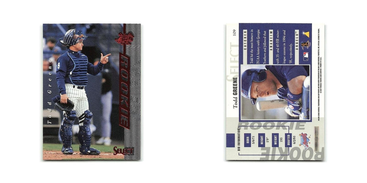 Todd Greene 1997 Select #109 Anaheim Angels Baseball Card NM