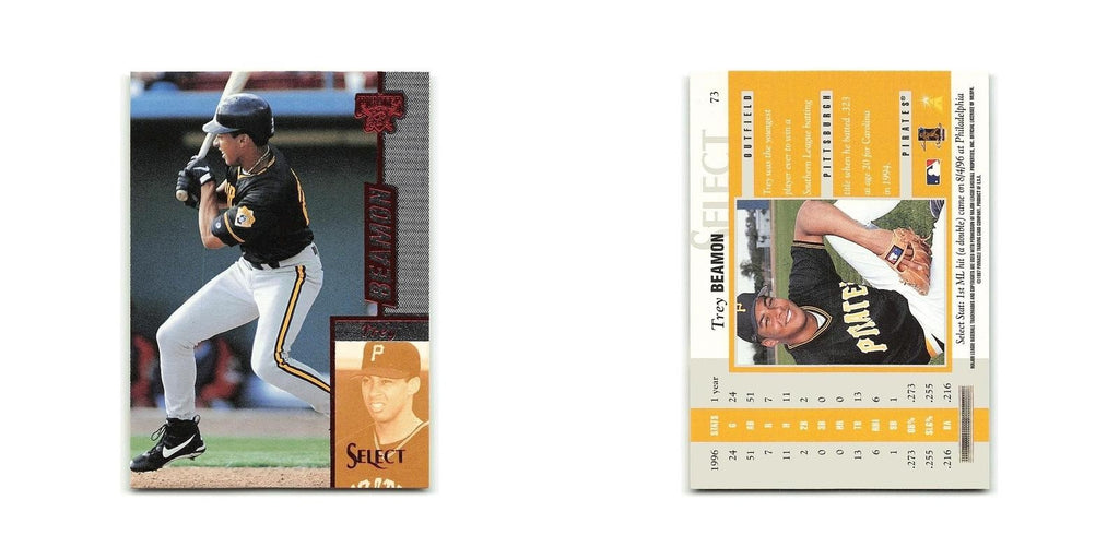 Trey Beamon 1997 Select #73 Pittsburgh Pirates Baseball Card NM