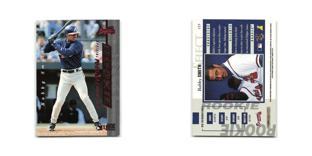 Bobby Smith Rookie 1997 Select #123 Atlanta Braves Baseball Card NM