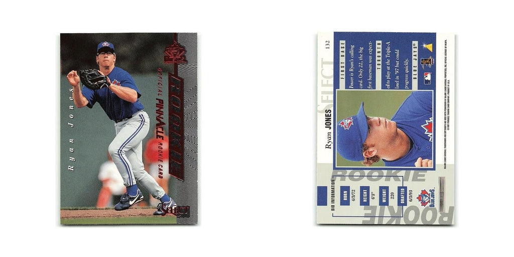 Ryan Jones Rookie 1997 Select #132 Toronto Blue Jays Baseball Card NM