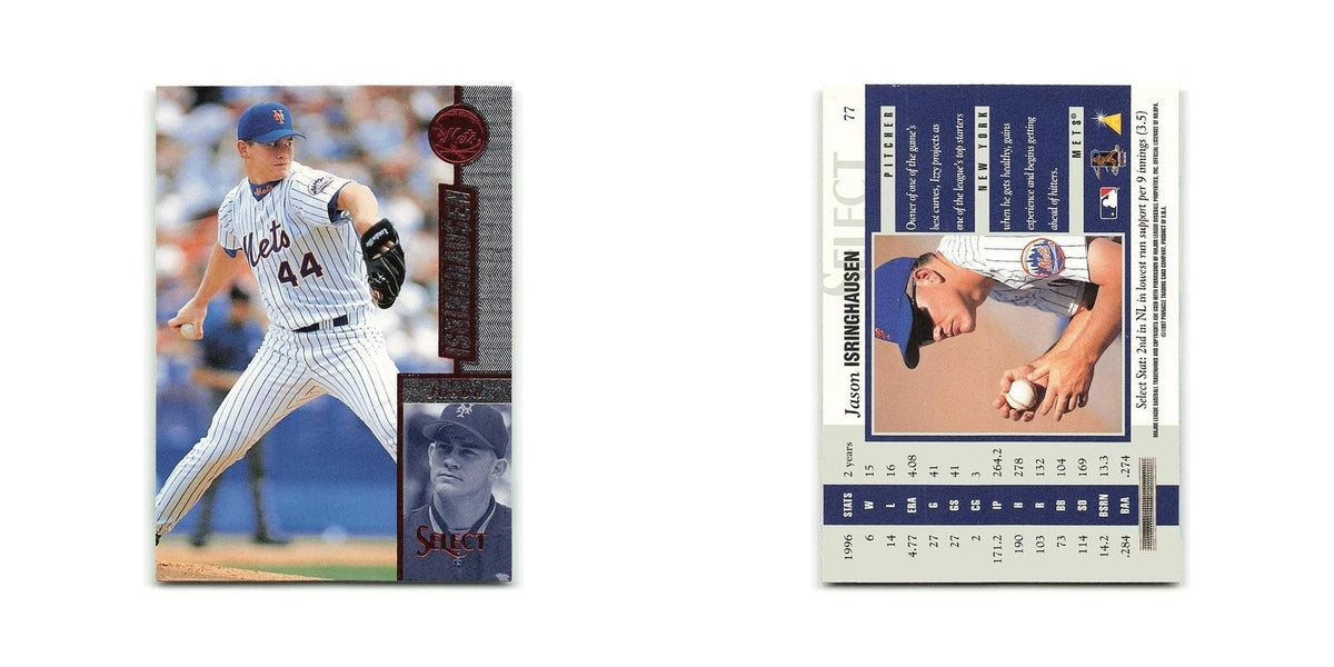 Jason Isringhausen 1997 Select #77 New York Mets Baseball Card NM