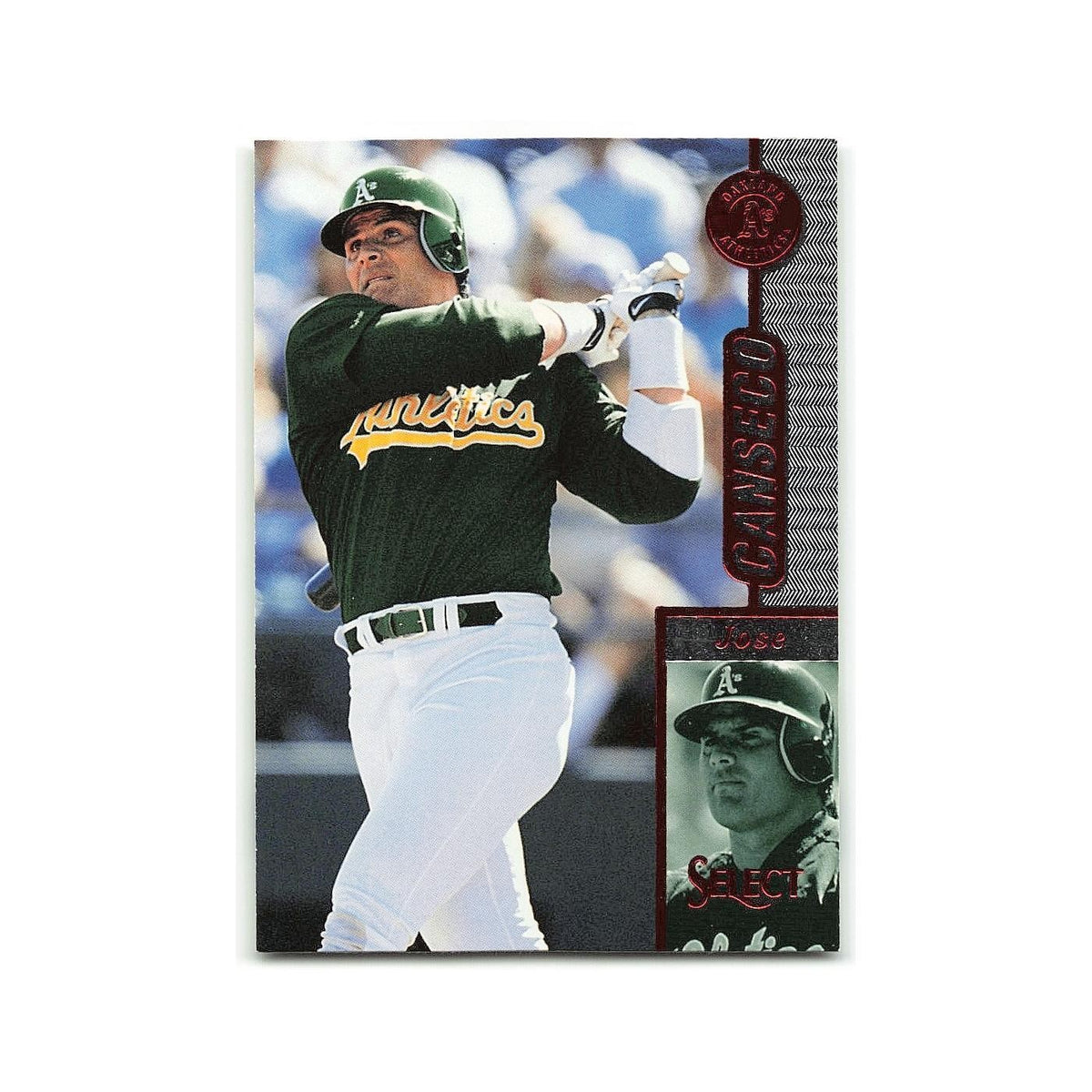 Jose Canseco 1997 Select #12 Oakland Athletics Baseball Card NM
