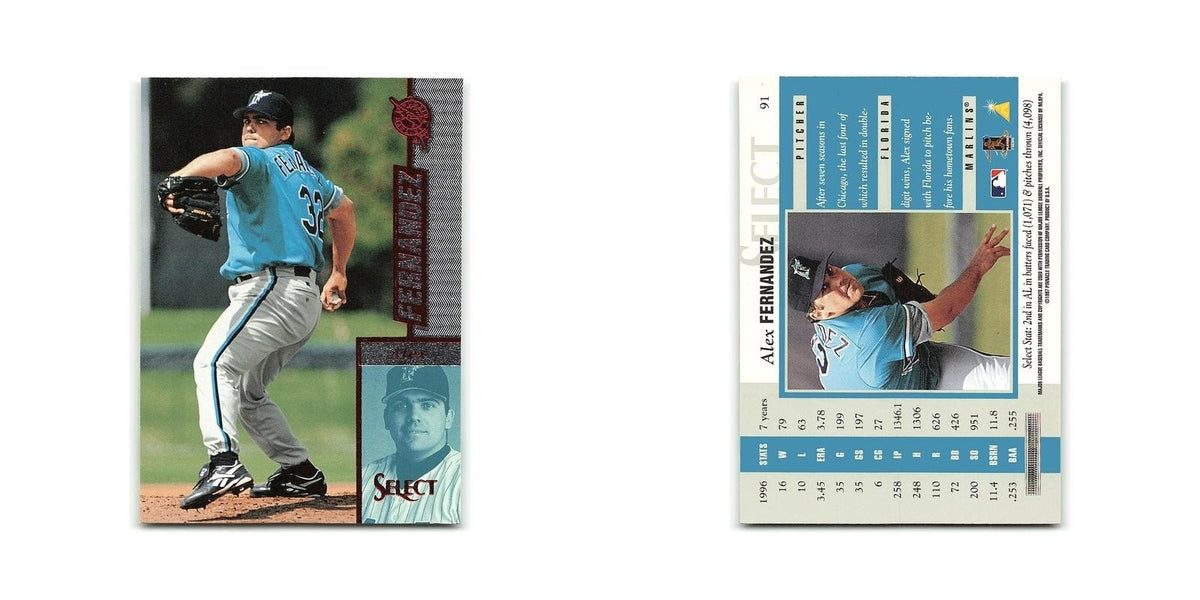 Alex Fernandez 1997 Select #91 Florida Marlins Baseball Card NM