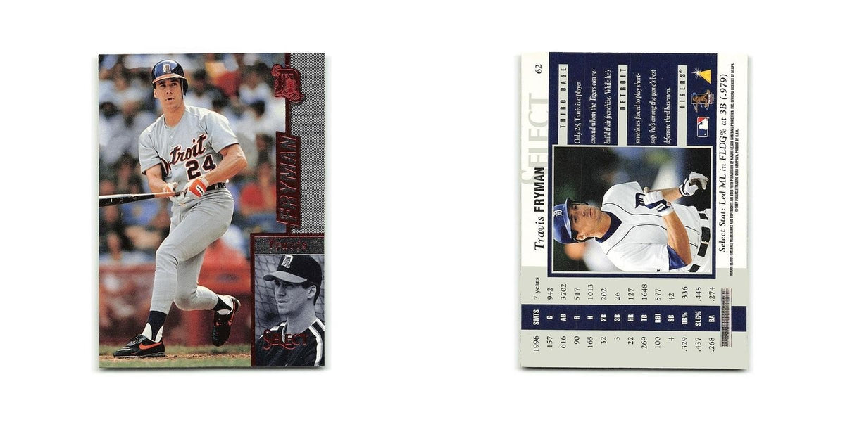 Travis Fryman 1997 Select #62 Detroit Tigers Baseball Card NM