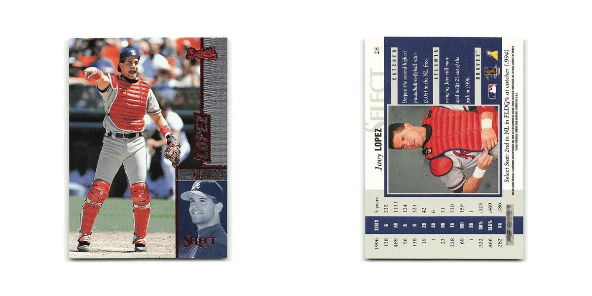 Javy Lopez 1997 Select #28 Atlanta Braves Baseball Card NM
