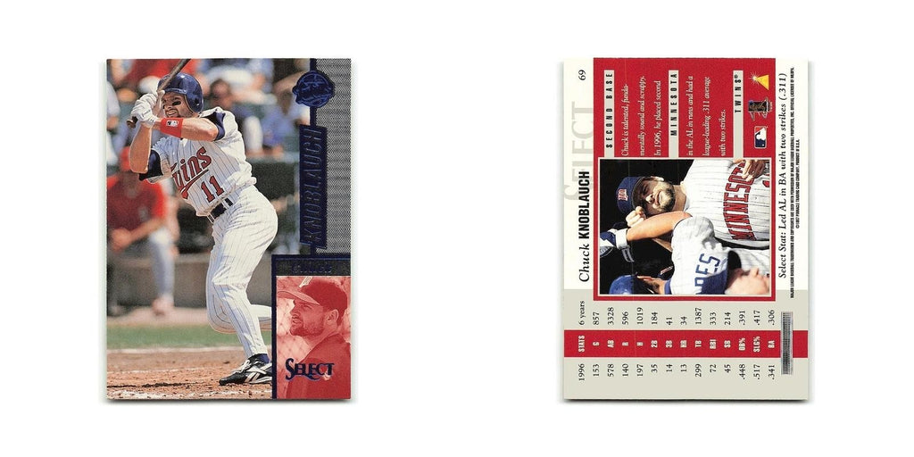 CHuck Knoblauch 1997 Select #69 Minnesota Twins Baseball Card NM