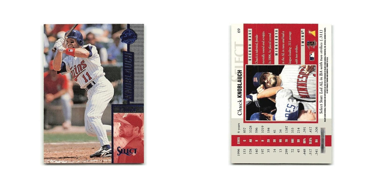 CHuck Knoblauch 1997 Select #69 Minnesota Twins Baseball Card NM