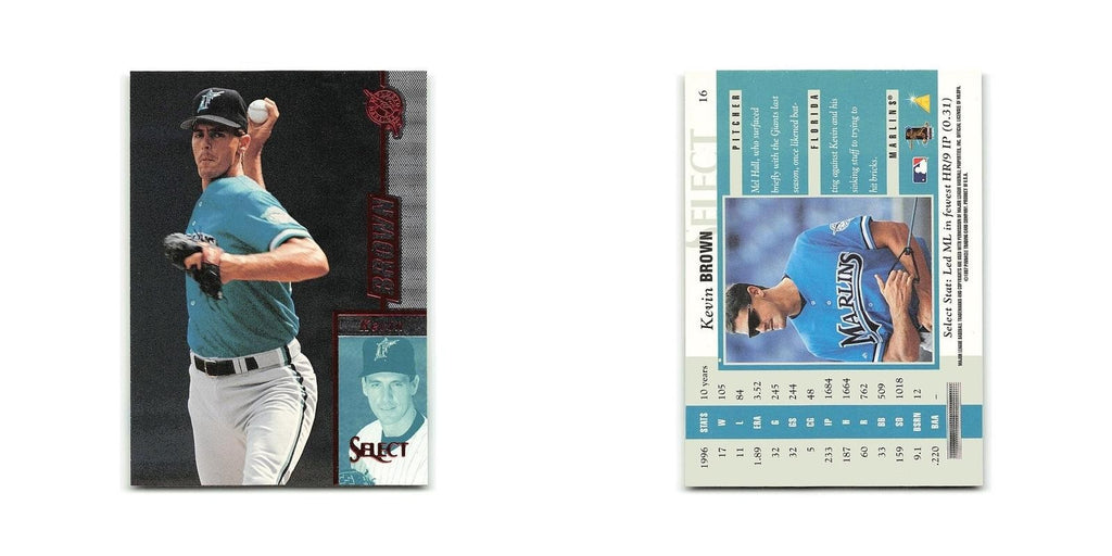Kevin Brown 1997 Select #16 Florida Marlins Baseball Card NM