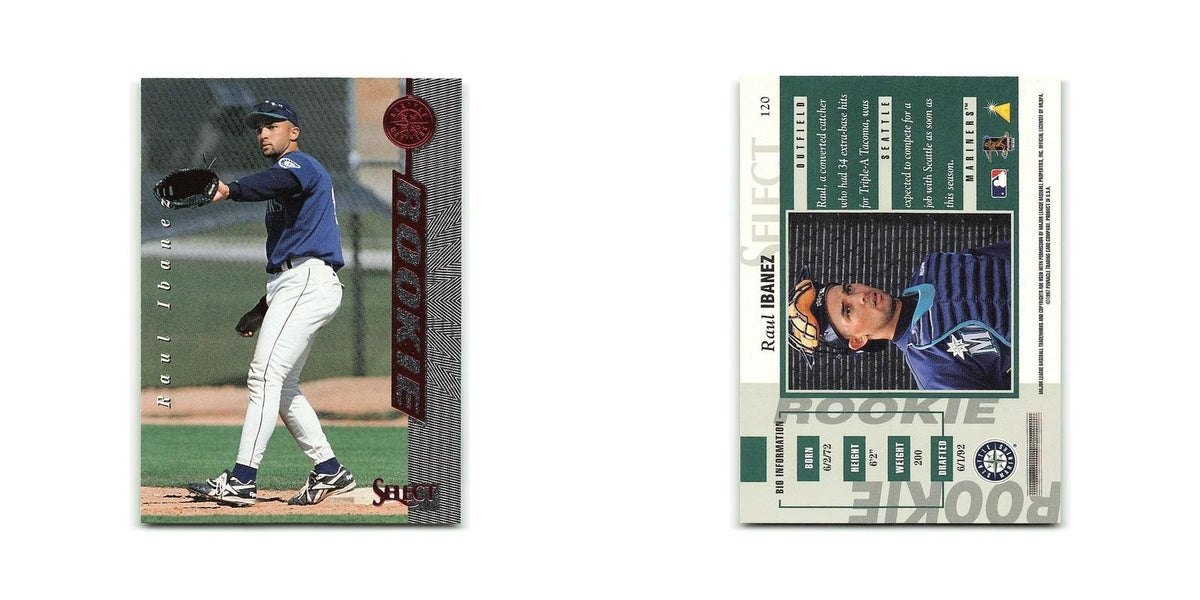 Raul Ibanez Rookie 1997 Select #120 Seattle Mariners Baseball Card NM