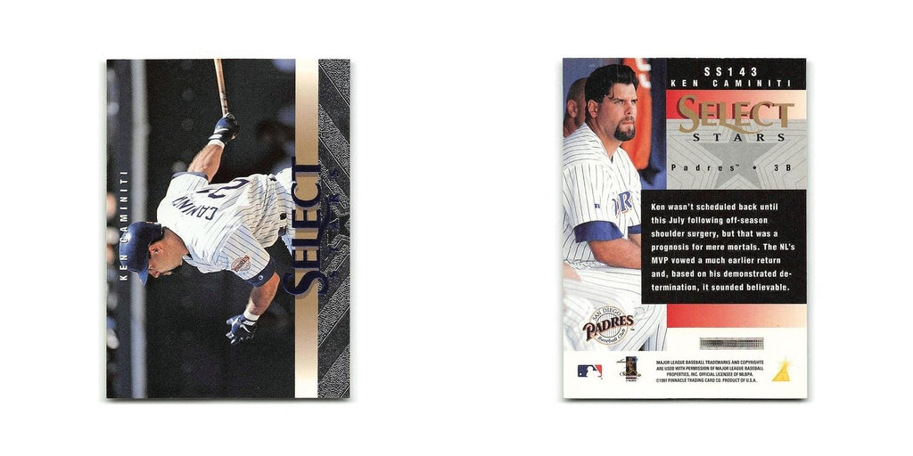 Ken Caminiti 1997 Select #SS143 San Diego Padres Baseball Card NM