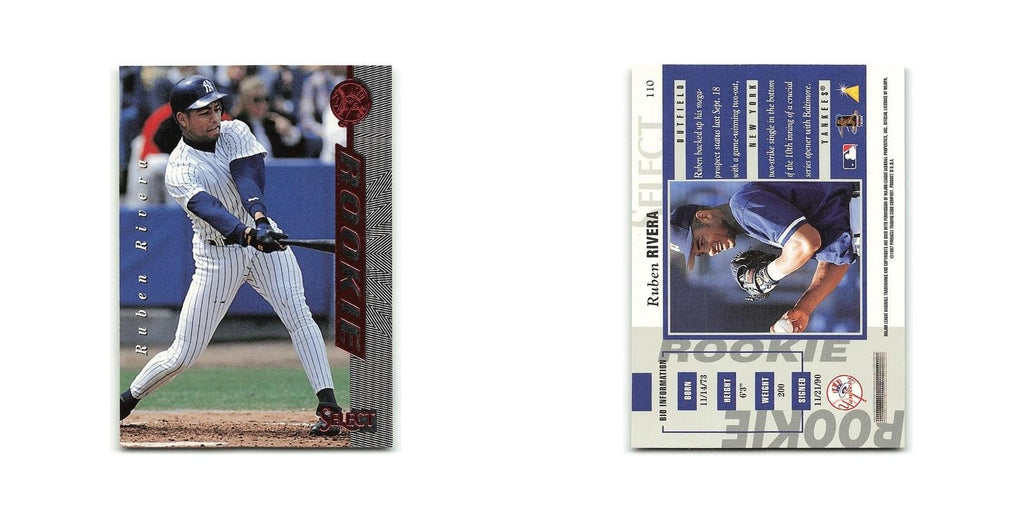 Ruben Rivera Rookie 1997 Select #110 New York Yankees Baseball Card NM