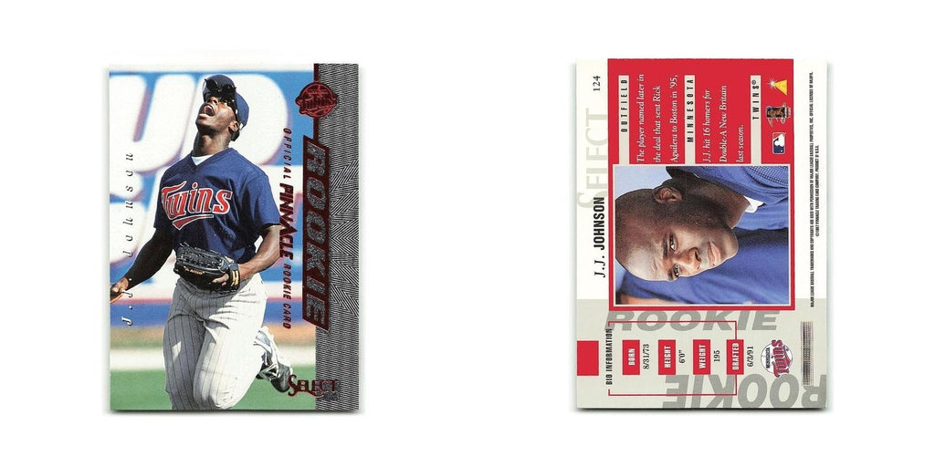 J.J. Johnson Rookie 1997 Select #124 Minnesota Twins Baseball Card NM