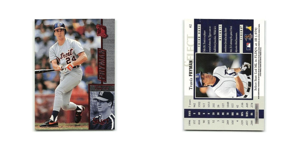 Travis Fryman 1997 Select #62 Detroit Tigers Baseball Card NM