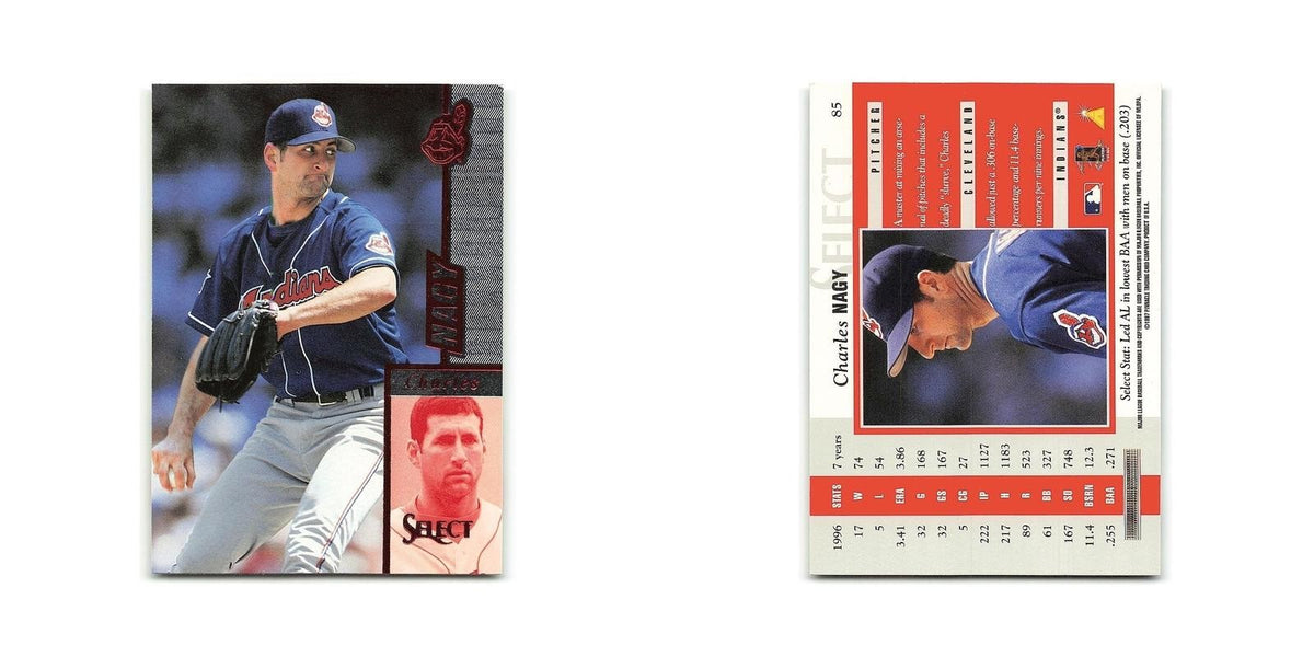 Charles Nagy 1997 Select #85 Cleveland Indians Baseball Card NM