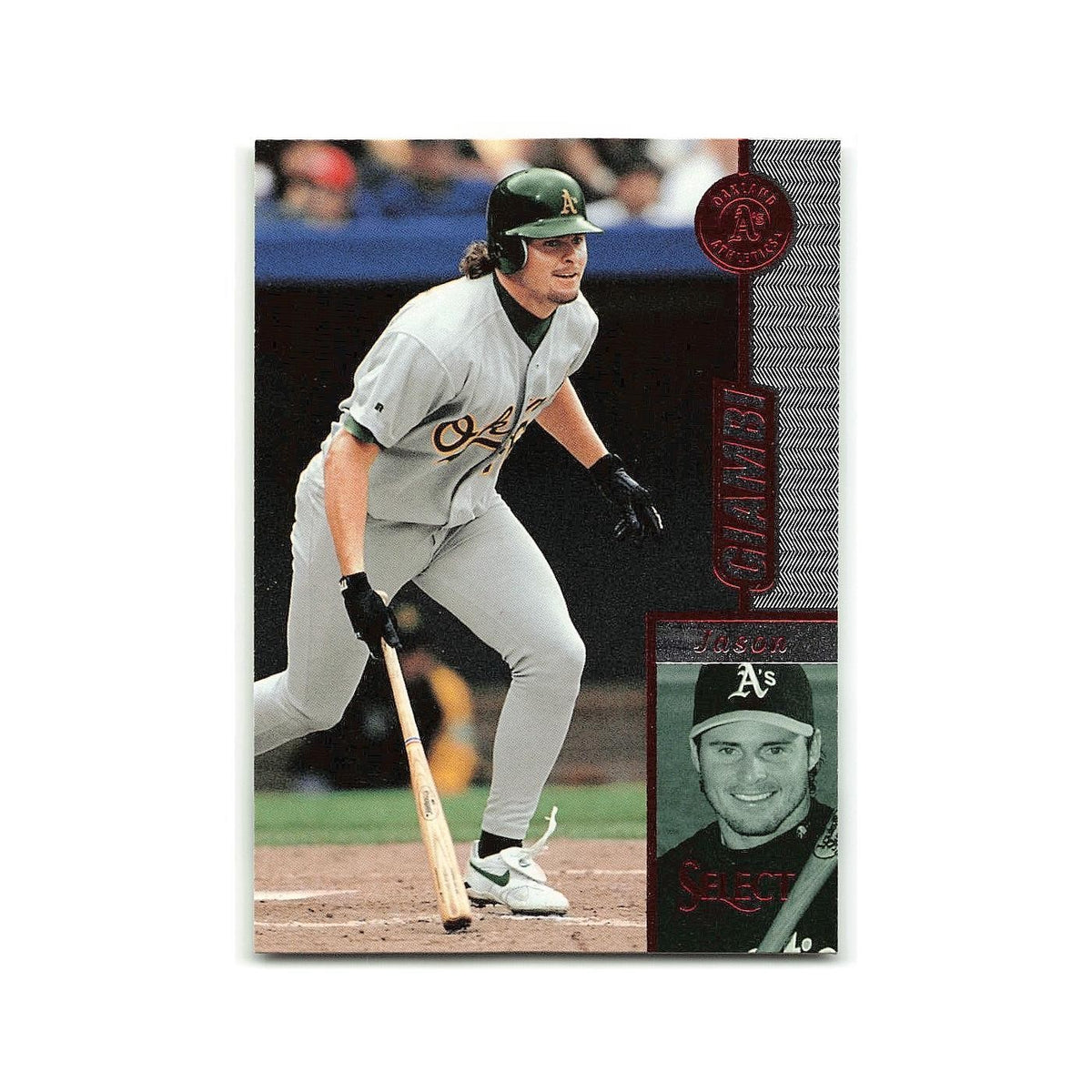 Jason Giambi 1997 Select #72 Oakland Athletics Baseball Card NM