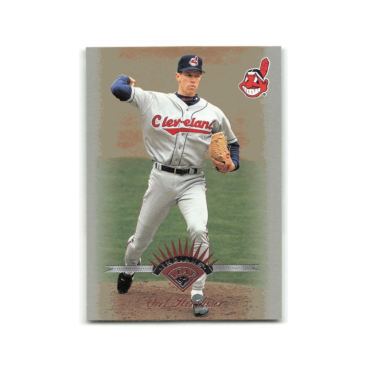 Orel Hershiser 1997 Leaf #76 Cleveland Indians Baseball Card NM
