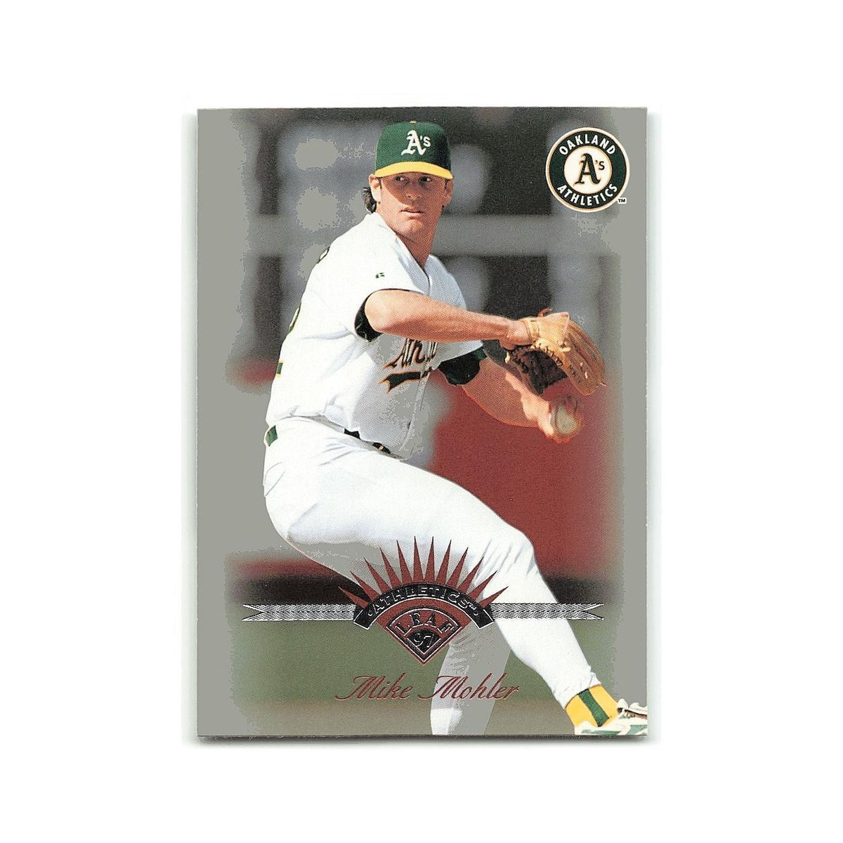 Mike Mohler 1997 Leaf #161 Oakland Athletics Baseball Card NM