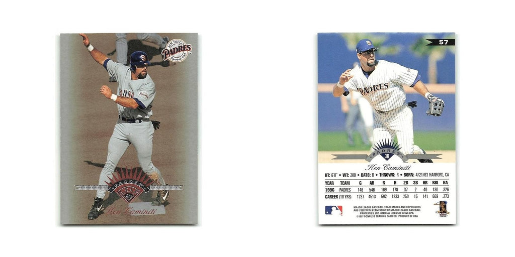 Ken Caminiti 1997 Leaf #57 San Diego Padres Baseball Card NM