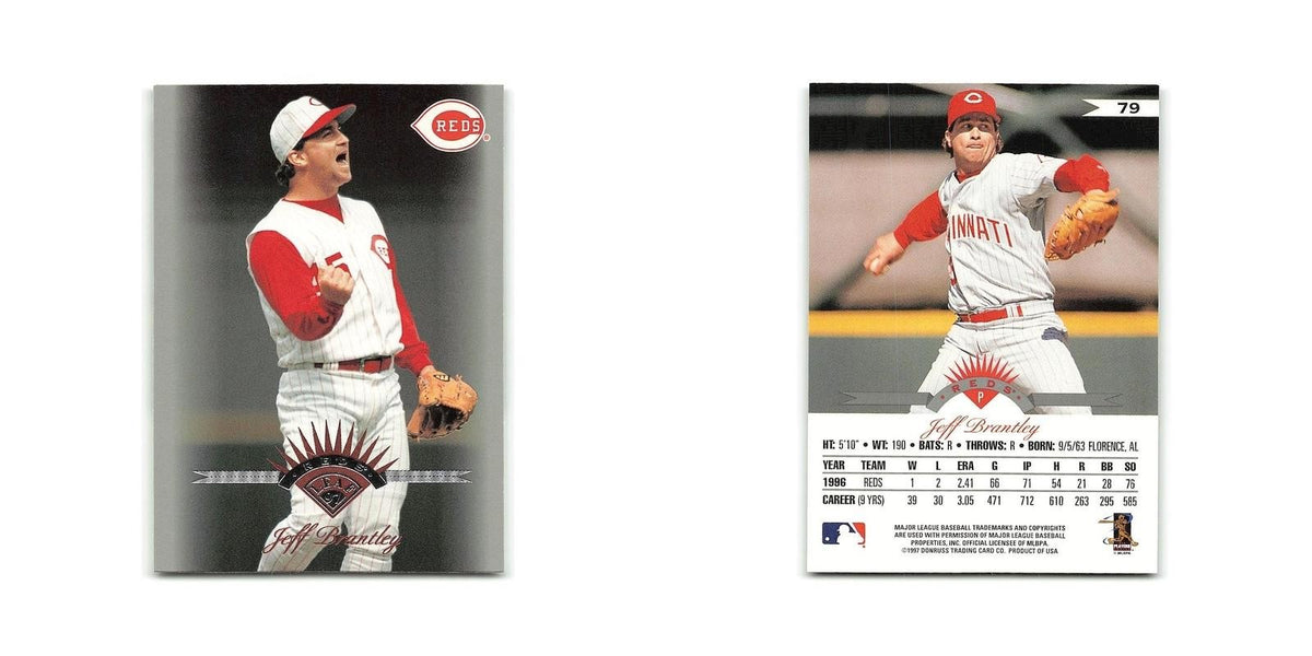 Jeff Brantley 1997 Leaf #79 Cincinnati Reds Baseball Card NM