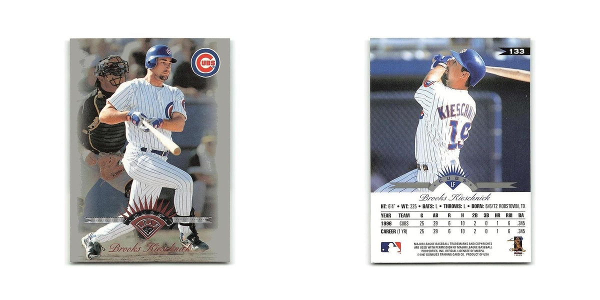 Brooks Kieschnick 1997 Leaf #133 Chicago Cubs Baseball Card NM