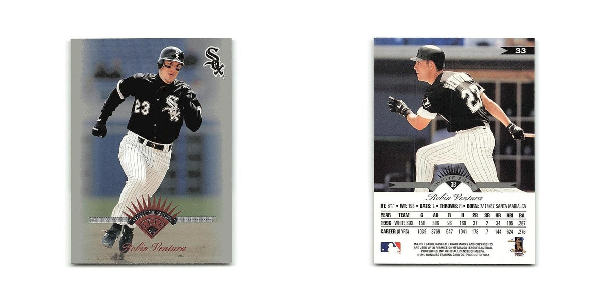 Robin Ventura 1997 Leaf #33 Chicago White Sox Baseball Card NM