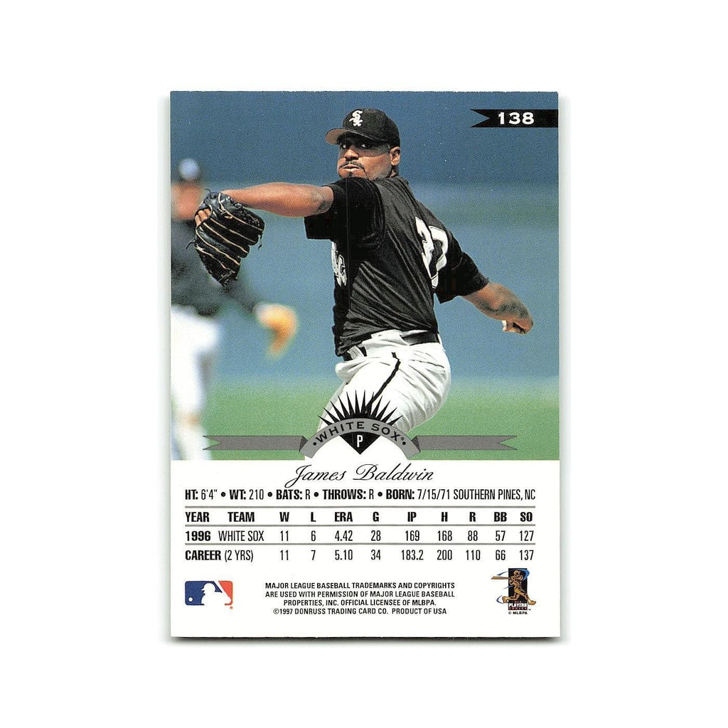 James Baldwin 1997 Leaf #138 Chicago White Sox Baseball Card NM