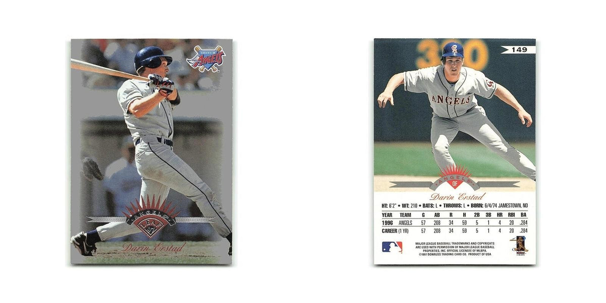 Darin Erstad 1997 Leaf #149 Anaheim Angels Baseball Card NM