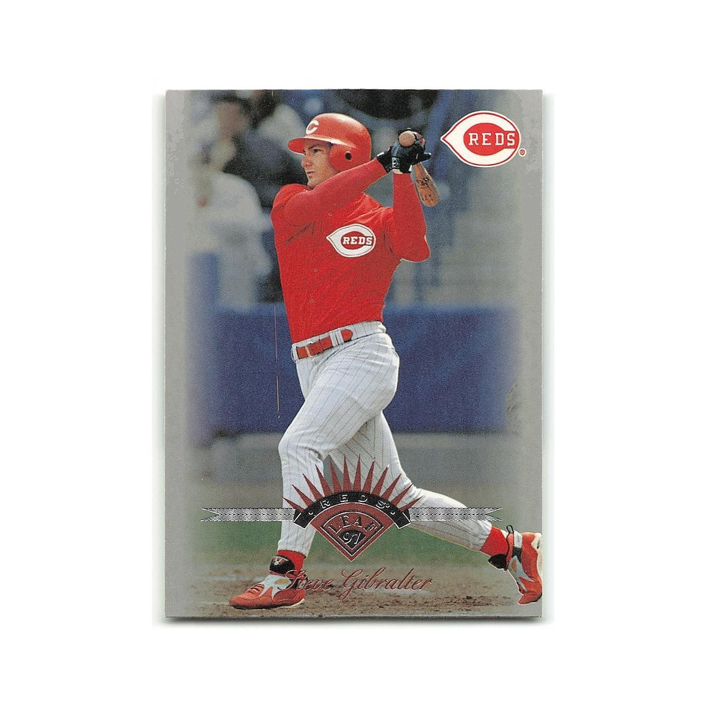 Steve Gibralter 1997 Leaf #18 Cincinnati Reds Baseball Card NM