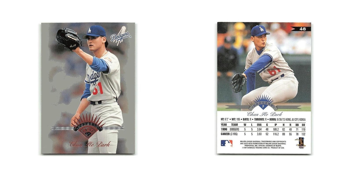 Chan Ho Park 1997 Leaf #48 Los Angeles Dodgers Baseball Card NM