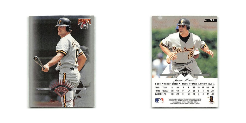 Jason Kendall 1997 Leaf #31 Pittsburgh Pirates Baseball Card NM