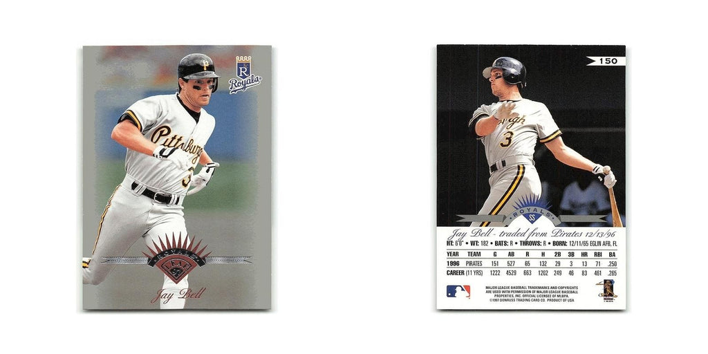 Jay Bell 1997 Leaf #150 Kansas City Royals Baseball Card NM
