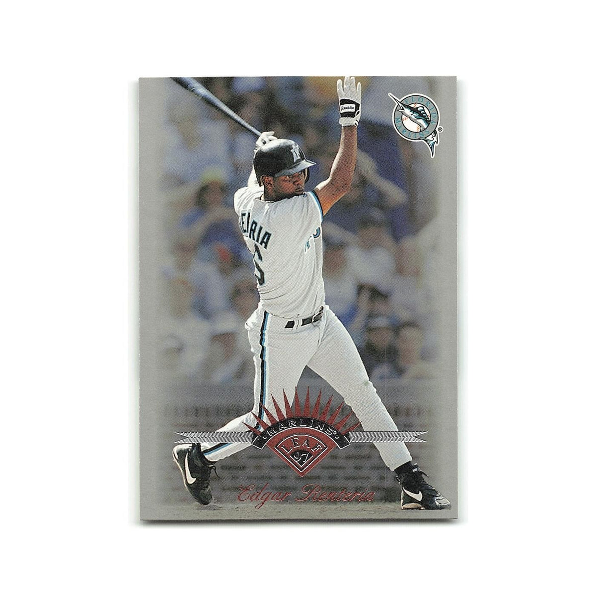 Edgar Renteria 1997 Leaf #8 Florida Marlins Baseball Card NM