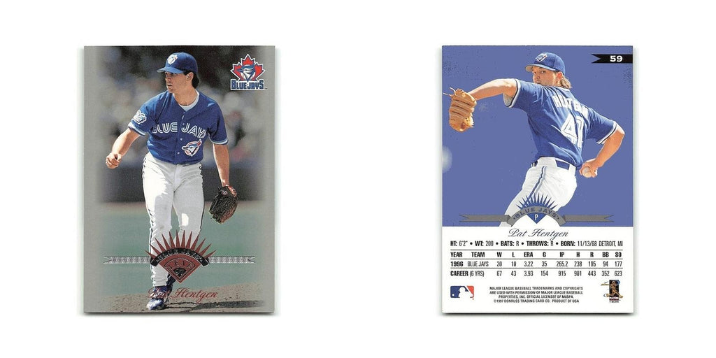 Pat Hentgen 1997 Leaf #59 Toronto Blue Jays Baseball Card NM